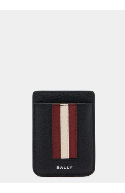 Bally Ribbon Card Holder In Black