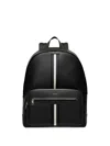 Bally Ribbon-detail Leather Backpack In Black