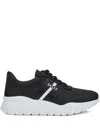 Bally Ribbon-detail Leather Sneakers In Black