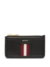 Bally Ribbon-detail Zip Card Holder