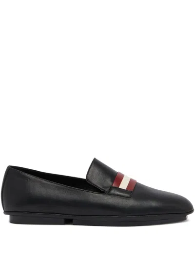 Bally Ribbon Loafers In Black