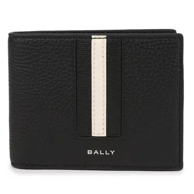 Bally Ribbon Wallet In Black