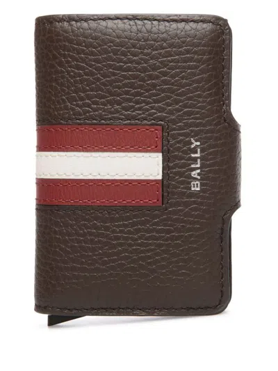 Bally Ribbon Wallet In Brown