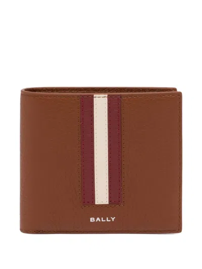 Bally Ribbon Wallet In Brown