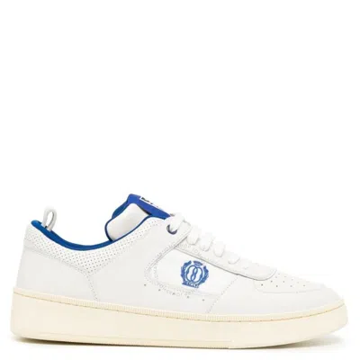 Bally Riweira Logo-embroidered Panelled Sneakers In Blue/white