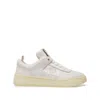 Bally Round-headed Low-top Casual Shoes In White