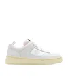 Bally Round-headed Low-top Casual Shoes In White
