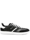 Bally Roget Leather Sneakers Contrast Sole