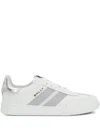 Bally Roget Sneakers In Smooth Leather In White