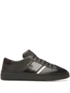 Bally Roller Lace-up Sneakers In Black