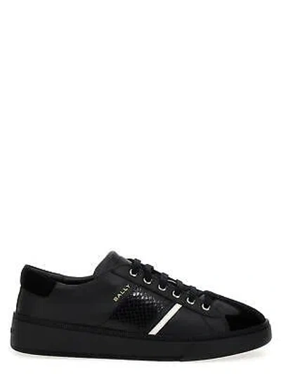 Pre-owned Bally Roller-p Sneakers In Black