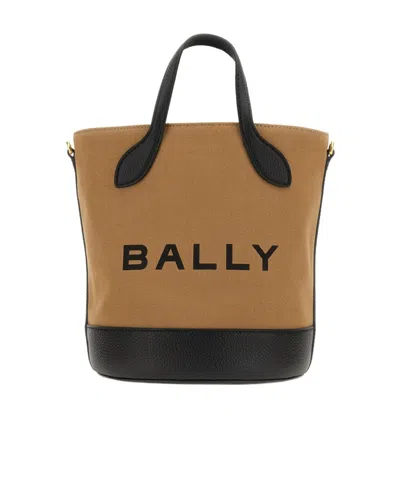 Bally Rope Bucket Bag In Brown