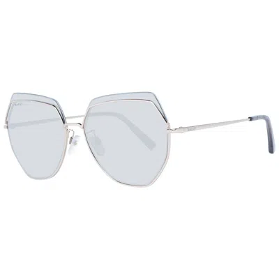 Bally Rose Gold Metal Sunglasses In Silver