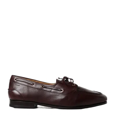 Bally Round Head Business Casual Shoes In Black