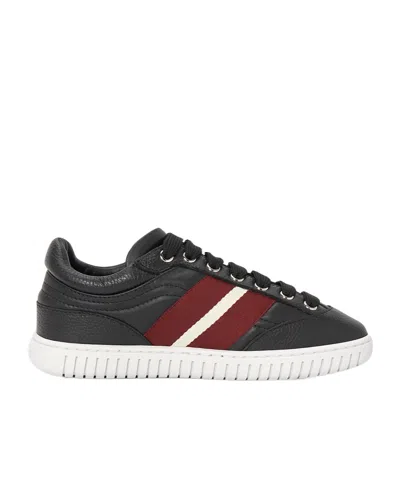 Bally Round-head Sneakers In Black