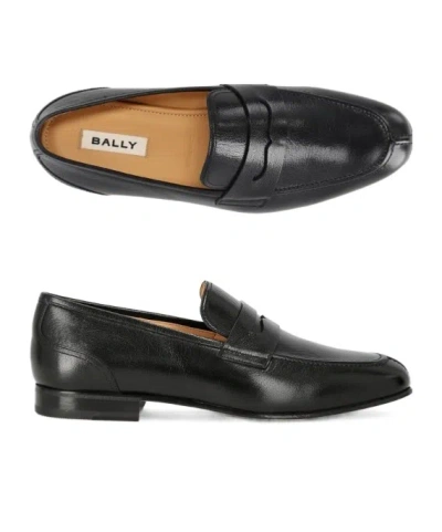 Bally Round-headed Love Shoes In Black