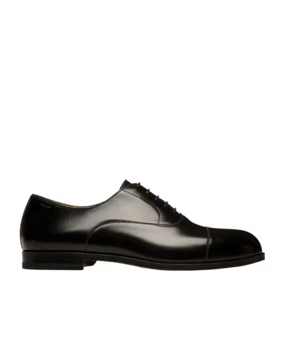 Bally Round Toe Business Dress Shoes In Black