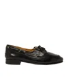 Bally Eyelet Detailing Loafers Round Toe In Black