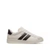 Bally Smooth Leather Thiago Sneakers In In White/black