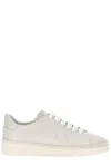 Bally Raise Logo-embossed Leather Trainers In White