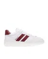 Bally Rebby Leather Low-top Sneakers In White