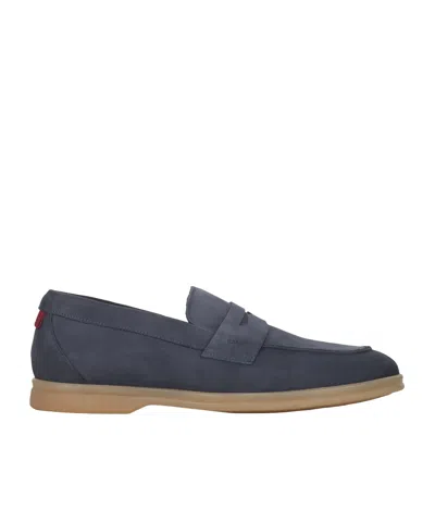 Bally Round-toe Loafers In Blue