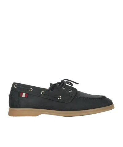 Bally Round-toe Moccasins In Black