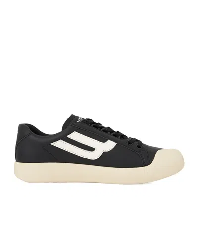 Bally Logo Perforated Sneakers In Black