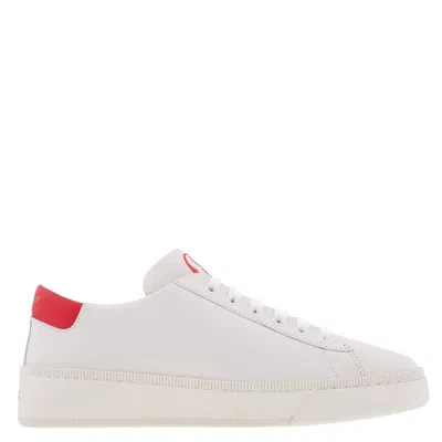 Bally Ryver Leather Low-top Sneakers In White