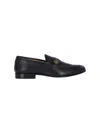 Bally Sadei Leather Loafers In Black
