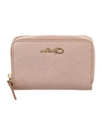 Pre-owned Bally Saffiano Leather Wallet