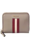 Bally Saira Leather Coin Purse In Brown
