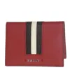 Bally Salder Card Holder In Red