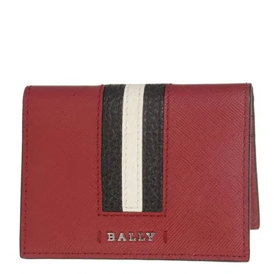 Bally Salder Card Holder In Red