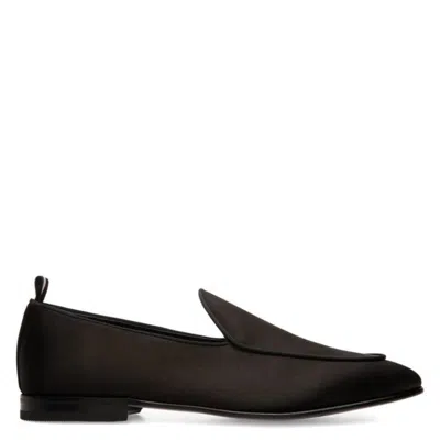 Bally Salton Classic Silk Loafers In Black