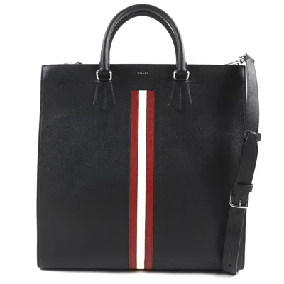 Bally Samoa 2way Leather Tote Bag In Black