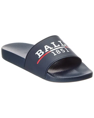 Bally Samuel Rubber Slide In Blue