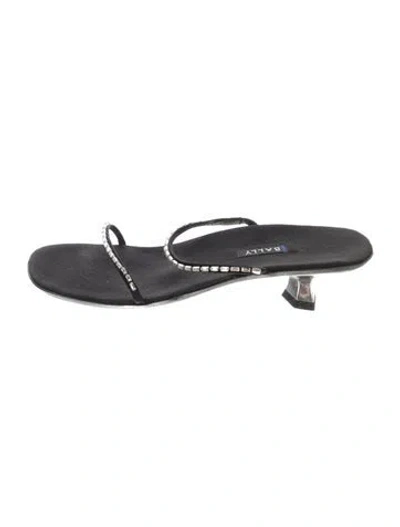 Pre-owned Bally Sandals In Grey