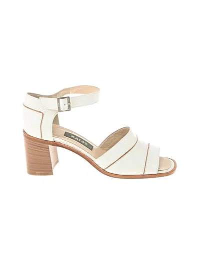 Pre-owned Bally Sandals In White