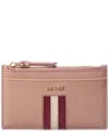 Bally Sandhy Leather Card Case In Multi