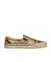 Bally Santa Ana Python Printed Sports Shoes In Animal Print