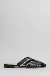 Bally Sarsi Slipper-mule In Black Leather In Black
