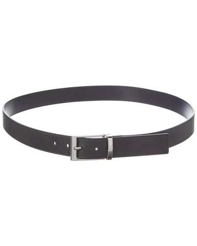 Bally Sasent 35 Reversible & Adjustable Leather Belt In Black
