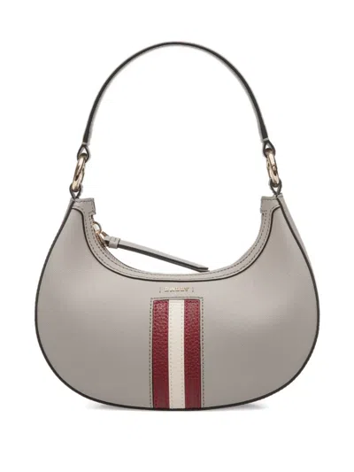 Bally Sawda Crescent Shoulder Bag In Neutral