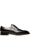 Bally Scamardo Brogue-leather Derby Shoes In Black