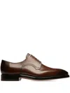 Bally Scamardo Brogue-leather Derby Shoes In Brown