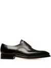 Bally Scamardo Brogue-leather Derby Shoes In Black