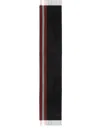 Bally Logo Striped Scarf Fringe Detail In Multicolour