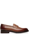 Bally Leather Penny Loafers In Brown