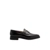 Bally Oregan Leather Penny Loafers In Black
